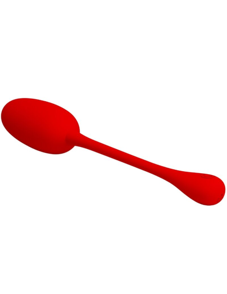 PRETTY LOVE - KNUCKER HUEVO VIBRADOR RECARGABLE ROJO