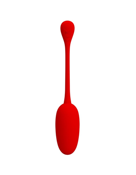 PRETTY LOVE - KNUCKER HUEVO VIBRADOR RECARGABLE ROJO