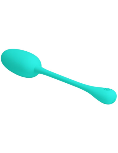 PRETTY LOVE - KNUCKER HUEVO VIBRADOR RECARGABLE VERDE AGUA