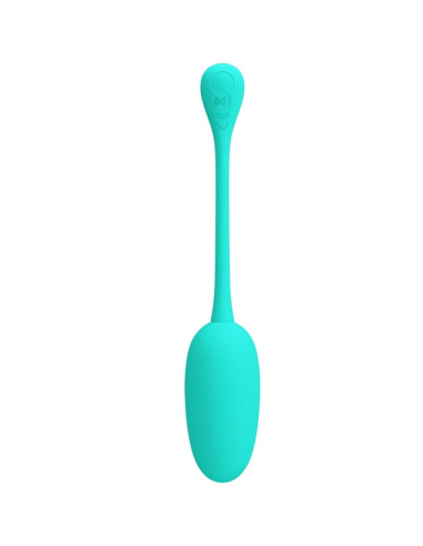 PRETTY LOVE - KNUCKER HUEVO VIBRADOR RECARGABLE VERDE AGUA
