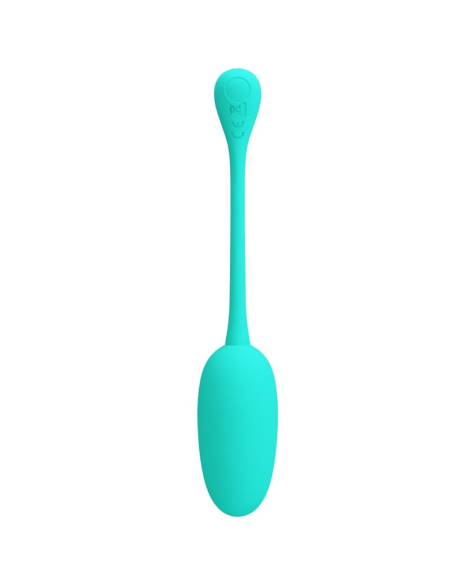 PRETTY LOVE - KNUCKER HUEVO VIBRADOR RECARGABLE VERDE AGUA