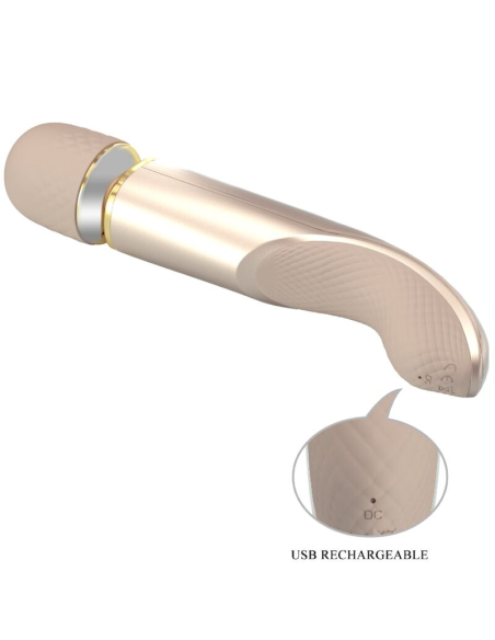 PRETTY LOVE - MASAJEADOR 7 MODOS VIBRACIÓN CHAMPAGNE