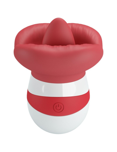 PRETTY LOVE - MINA ESTIMULADOR LENGUA ROJO CLARO