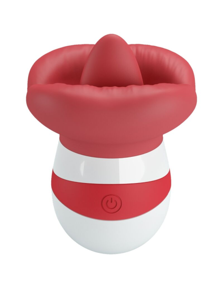 PRETTY LOVE - MINA ESTIMULADOR LENGUA ROJO CLARO