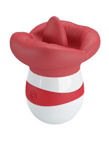 PRETTY LOVE - MINA ESTIMULADOR LENGUA ROJO CLARO