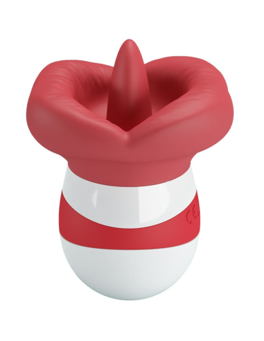 PRETTY LOVE - MINA ESTIMULADOR LENGUA ROJO CLARO