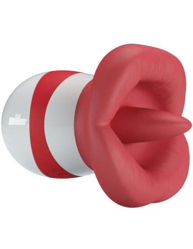 PRETTY LOVE - MINA ESTIMULADOR LENGUA ROJO CLARO