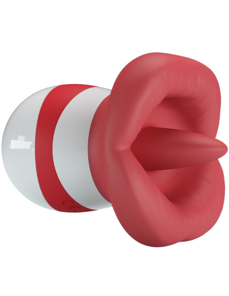 PRETTY LOVE - MINA ESTIMULADOR LENGUA ROJO CLARO