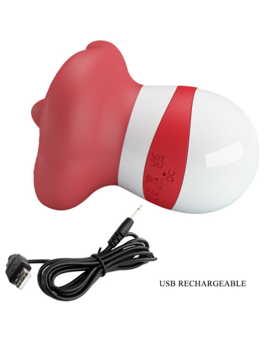 PRETTY LOVE - MINA ESTIMULADOR LENGUA ROJO CLARO