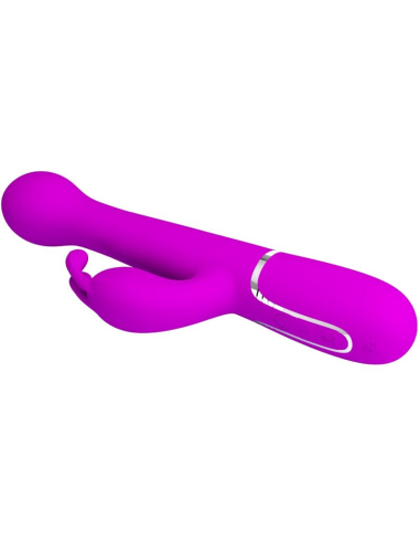 PRETTY LOVE - DEJON VIBRADOR RABBIT 3 EN 1 MULTIFUNCIÓN VIOLETA