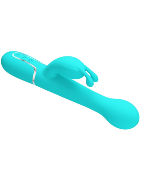PRETTY LOVE - DEJON VIBRADOR RABBIT 3 EN 1 MULTIFUNCIÓN VERDE AGUA