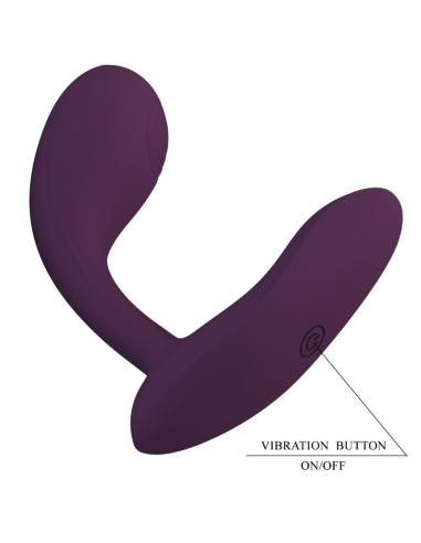 PRETTY LOVE - BAIRD G-SPOT 12 VIBRACIONES RECARGABLE LILA APP