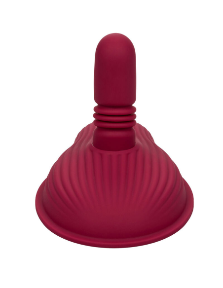 CALEXOTICS - RIDER MASAJEADOR DOBLE MOTOR CONTROL REMOTO ROJO