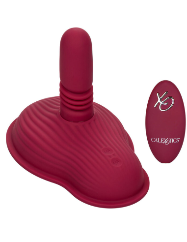 CALEXOTICS - RIDER MASAJEADOR DOBLE MOTOR CONTROL REMOTO ROJO