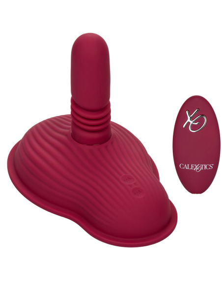 CALEXOTICS - RIDER MASAJEADOR DOBLE MOTOR CONTROL REMOTO ROJO