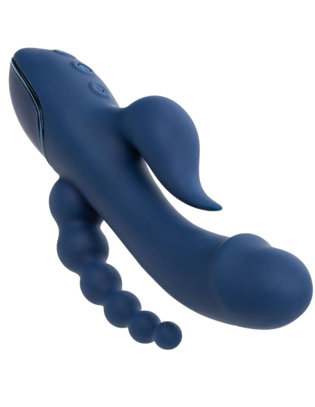 CALEXOTICS - VIBRADOR TRIPLE ORGASM AZUL