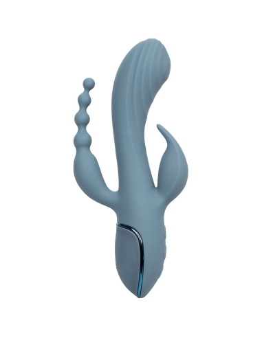 CALEXOTICS - VIBRADOR TRIPLE ÉXTASIS GRIS