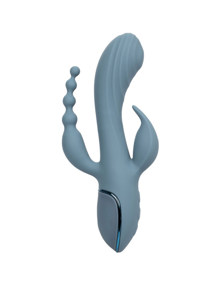 CALEXOTICS - VIBRADOR TRIPLE ÉXTASIS GRIS