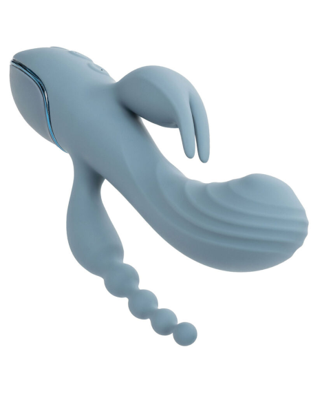 CALEXOTICS - VIBRADOR TRIPLE ÉXTASIS GRIS