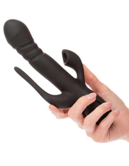 CALEXOTICS - VIBRADOR TRIPLE EUPHORIA NEGRO