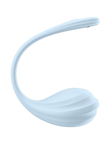 SATISFYER - SMOOTH PETAL ESTIMULADOR PUNTO G CELESTE APP GRATUITA