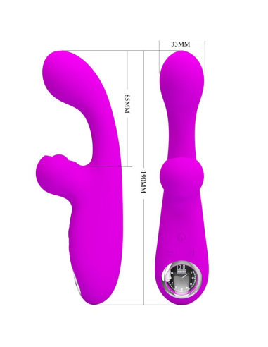 PRETTY LOVE - SKYLAR VIBRADOR ESTIMULADOR PÚRPURA