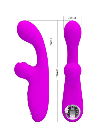 PRETTY LOVE - SKYLAR VIBRADOR ESTIMULADOR PÚRPURA