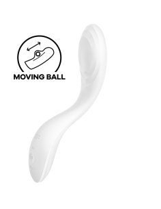 SATISFYER - RRROLLING PLEASURE Vibrador Punto G Blanco | SexPlace.MX