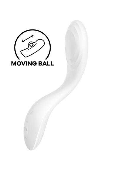 SATISFYER - RRROLLING PLEASURE Vibrador Punto G Blanco | SexPlace.MX