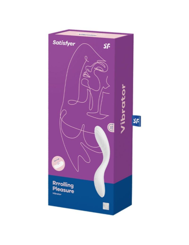 SATISFYER - RRROLLING PLEASURE Vibrador Punto G Blanco | SexPlace.MX