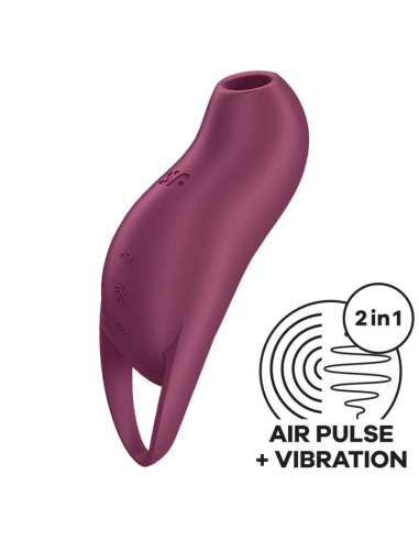 SATISFYER - POCKET PRO 1 ESTIMULADOR CLÍTORIS GRANATE