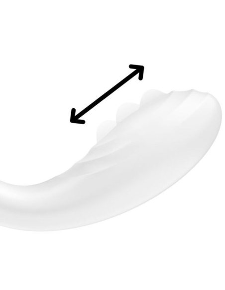 SATISFYER - RRROLLING PLEASURE Vibrador Punto G Blanco | SexPlace.MX