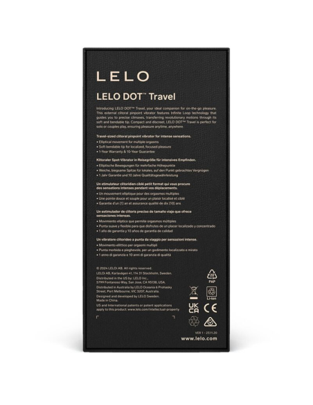 LELO - DOT TRAVEL ESTIMULADOR DE CLÍTORIS MORADO