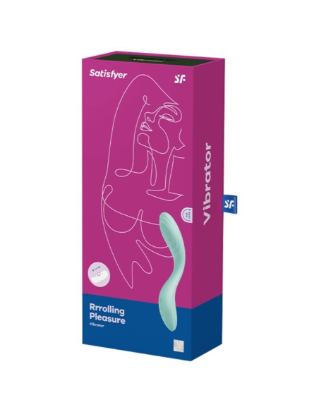 SATISFYER - RRROLLING PLEASURE VIBRADOR PUNTO G VERDE