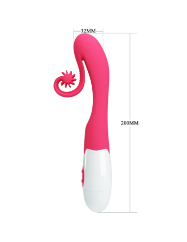 ROMANCE - VIBRADOR Y ESTIMULADOR 30 VELOCIDADES ROSA