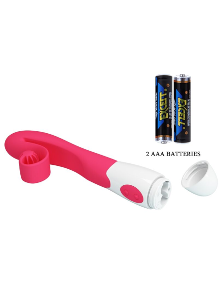 ROMANCE - VIBRADOR Y ESTIMULADOR 30 VELOCIDADES ROSA