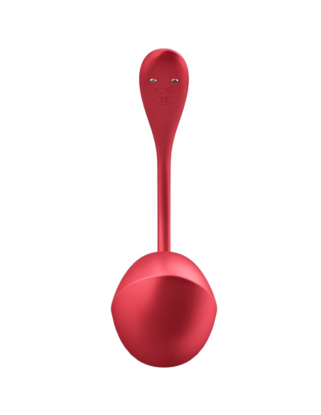 SATISFYER - SHINY PETAL ESTIMULADOR PUNTO G CONTROL REMOTO ROJO APP GRATUITA