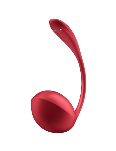 SATISFYER - SHINY PETAL ESTIMULADOR PUNTO G CONTROL REMOTO ROJO APP GRATUITA