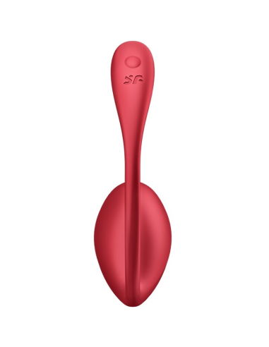 SATISFYER - SHINY PETAL ESTIMULADOR PUNTO G CONTROL REMOTO ROJO APP GRATUITA