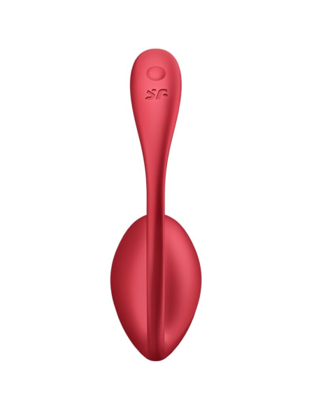SATISFYER - SHINY PETAL ESTIMULADOR PUNTO G CONTROL REMOTO ROJO APP GRATUITA
