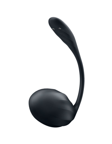 SATISFYER - RIBBED PETAL ESTIMULADOR PUNTO G CONTROL REMOTO NEGRO APP GRATUITA