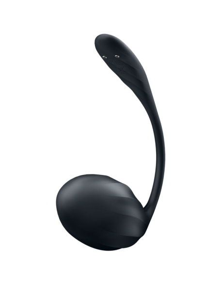 SATISFYER - RIBBED PETAL ESTIMULADOR PUNTO G CONTROL REMOTO NEGRO APP GRATUITA