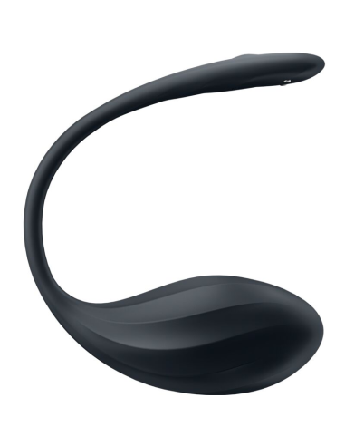 SATISFYER - RIBBED PETAL ESTIMULADOR PUNTO G CONTROL REMOTO NEGRO APP GRATUITA