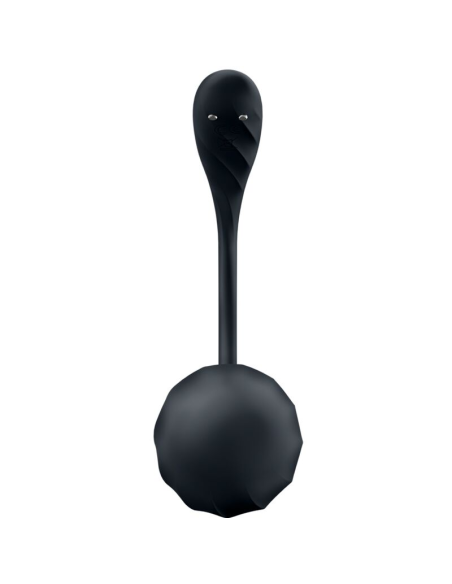 SATISFYER - RIBBED PETAL ESTIMULADOR PUNTO G CONTROL REMOTO NEGRO APP GRATUITA