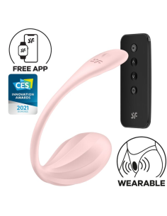 SATISFYER - RIBBED PETAL ESTIMULADOR PUNTO G CONTROL REMOTO ROSA APP GRATUITA