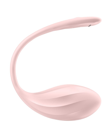 SATISFYER - RIBBED PETAL ESTIMULADOR PUNTO G CONTROL REMOTO ROSA APP GRATUITA