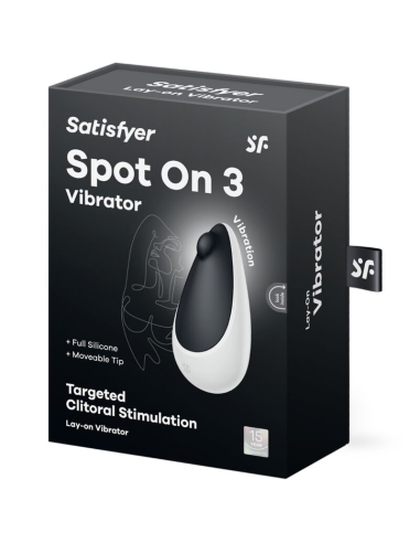 SATISFYER - SPOT ON 3 ESTIMULADOR DE CLÍTORIS NEGRO