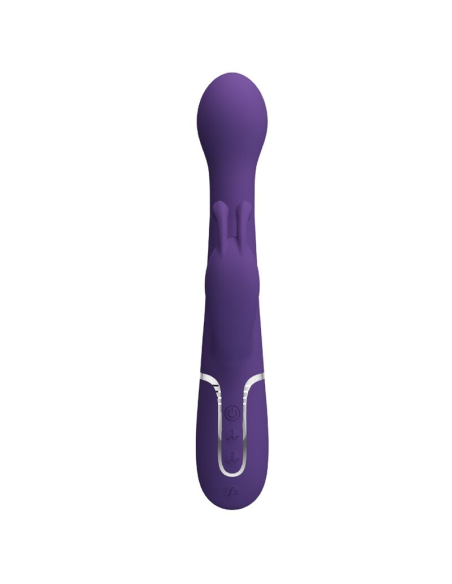 PRETTY LOVE - DEJON VIBRADOR RABBIT 3 EN 1 MULTIFUNCIÓN MORADO