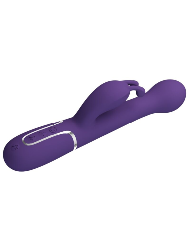 PRETTY LOVE - DEJON VIBRADOR RABBIT 3 EN 1 MULTIFUNCIÓN MORADO