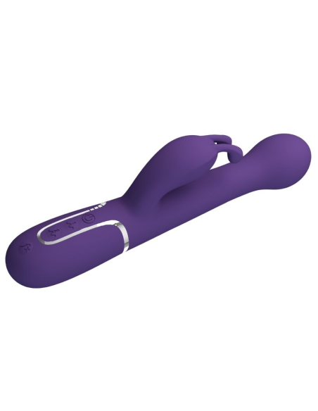 PRETTY LOVE - DEJON VIBRADOR RABBIT 3 EN 1 MULTIFUNCIÓN MORADO